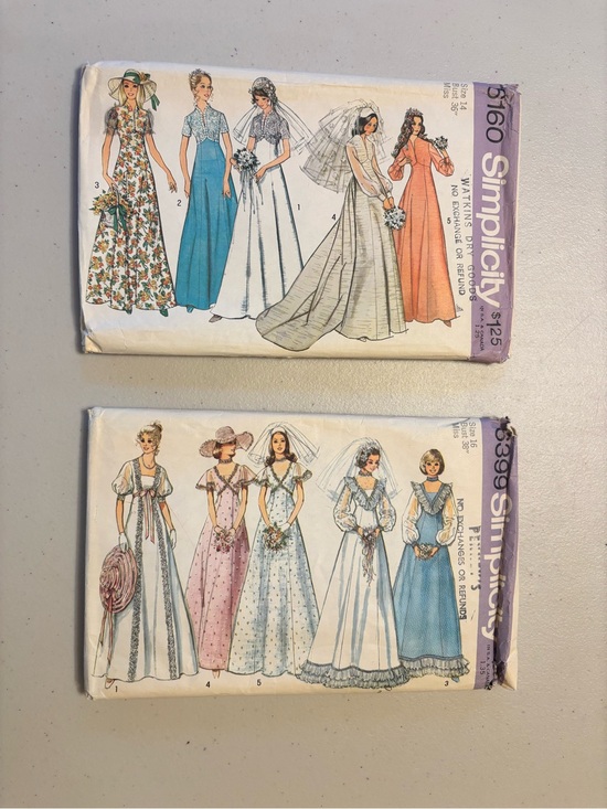Simplicity Other - Simplicity Vintage Sewing Pattern Pack - Bridal and Formal Dresses set/2
#5